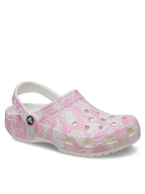 Crocs Crocs Şlapi Classic Duke Print Clog 210003 Roz
