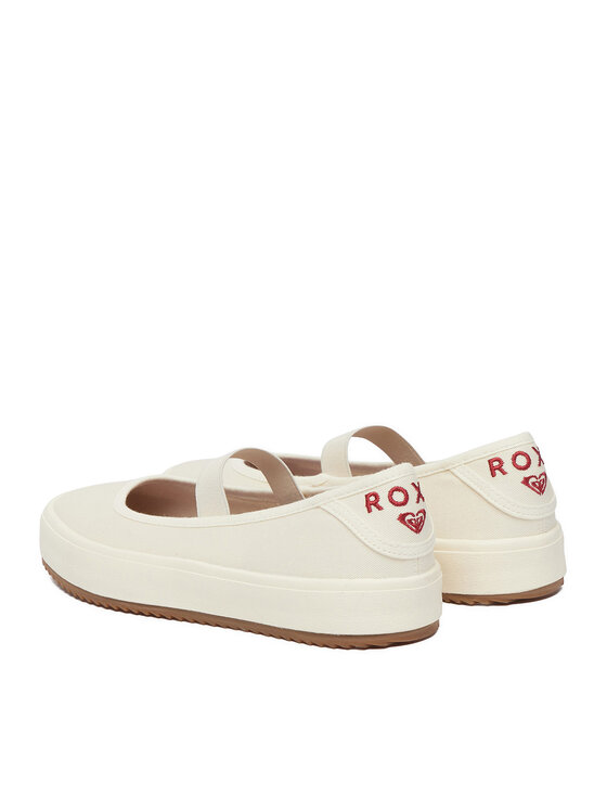 Roxy Roxy Tenisówki CWBEOB-HRY25626-1 Écru