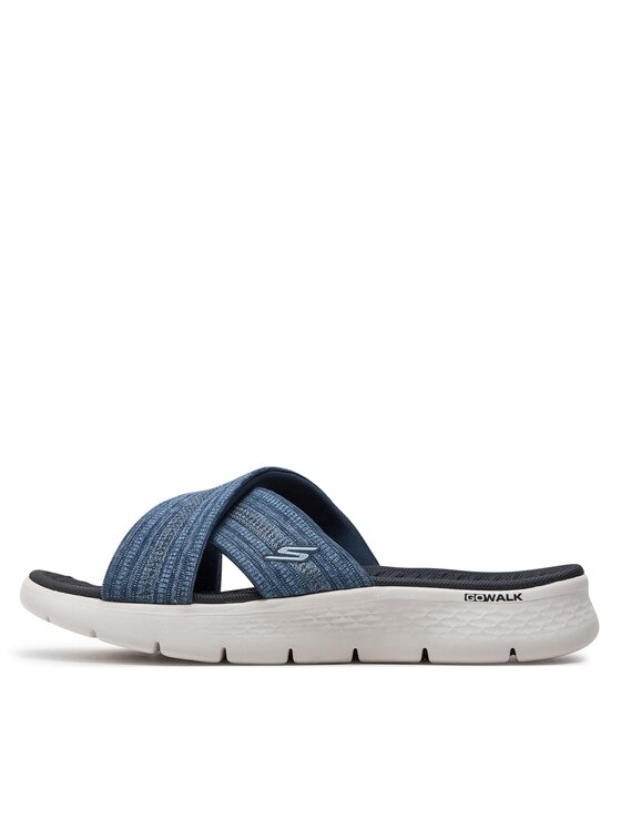 Skechers Skechers Nazouváky Go Walk Flex Sandal-Impressed 141420/NVY Tmavomodrá