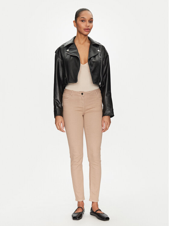 Morgan Morgan Jeans hlače 211-PETRA1 Rjava Skinny Fit