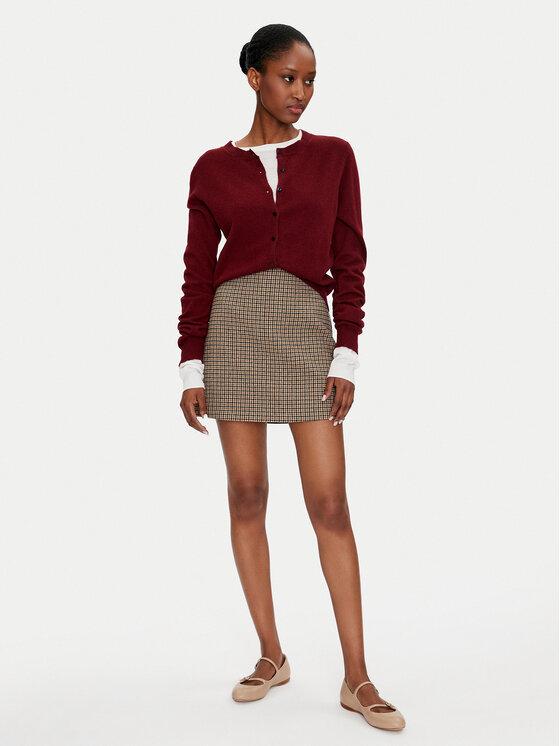 Marella Marella Mini suknja Whisky 2423106134 Bež Slim Fit