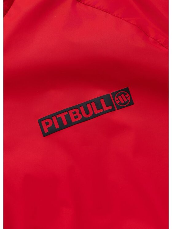 PITBULL PITBULL Kurtka przejściowa ATHLETIC LOGO II Czerwony Regular Fit