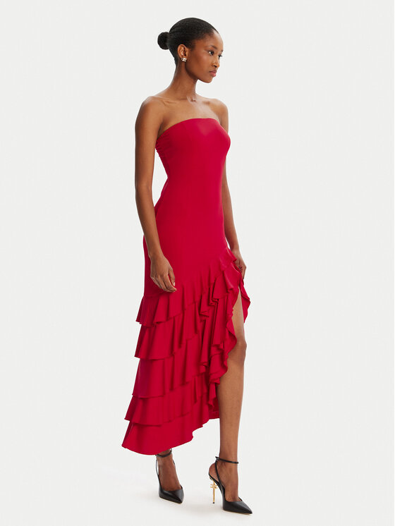 BARDOT BARDOT Koktélruha Agastina Strapless 60029DB Piros Slim Fit