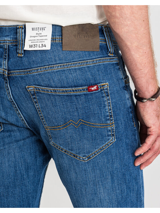 Mustang Mustang Jeansy OREGON TAPERED Niebieski Slim Fit