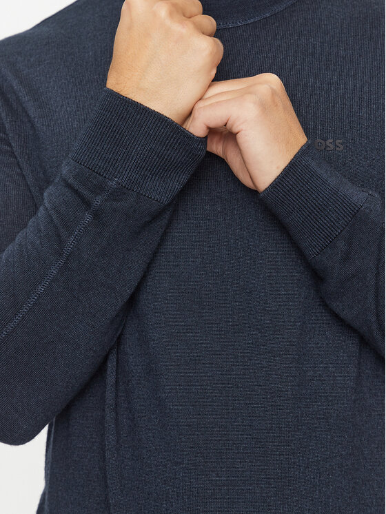 BOSS Boss Maglione Astefe 50497604 Blu scuro Regular Fit