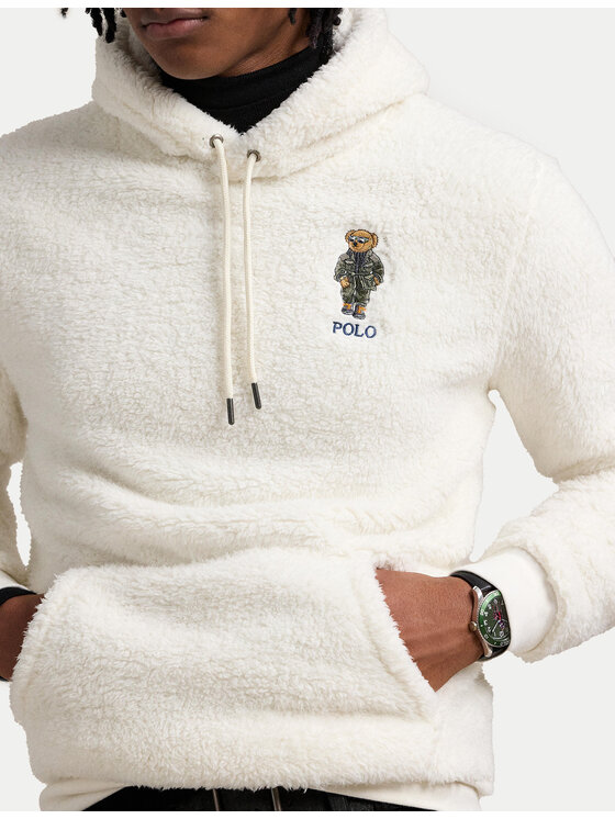 Polo Ralph Lauren Polo Ralph Lauren Felpa di pile 710930550004 Écru Relaxed Fit