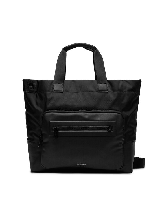 Geantă Calvin Klein Ck Elevated Tote K50K511225 Negru