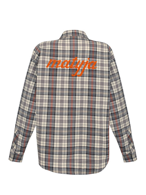 Magda Matyja Magda Matyja Koszula OREGON SHIRT Beżowy Oversize