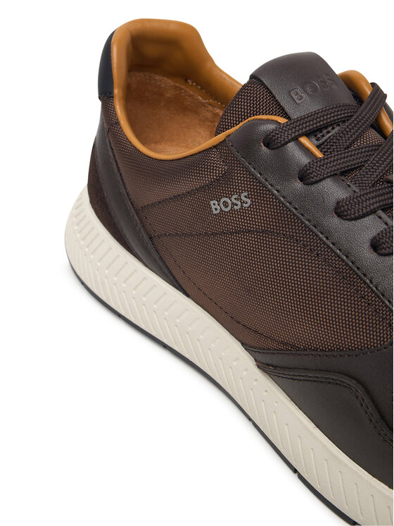 BOSS BOSS Sneakersy Titanium 50568757 Brązowy