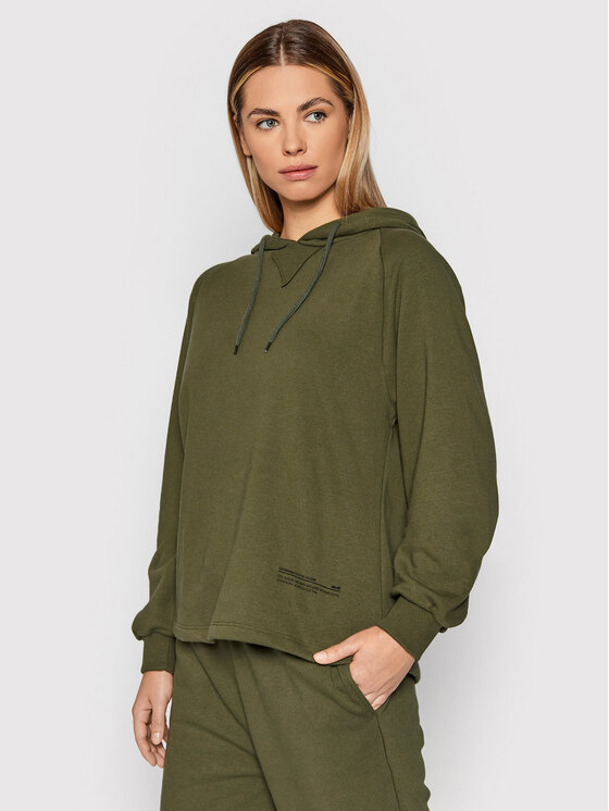 NA-KD Bluză 1100-004453-0086-003 Verde Relaxed Fit