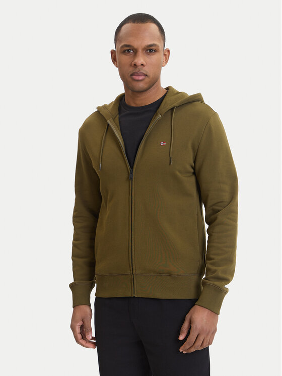 Napapijri Napapijri Pulóver Balis NP0A4HHV Zöld Regular Fit