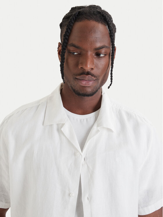 Calvin Klein Calvin Klein Πουκάμισο LV04LF137G Λευκό Relaxed Fit