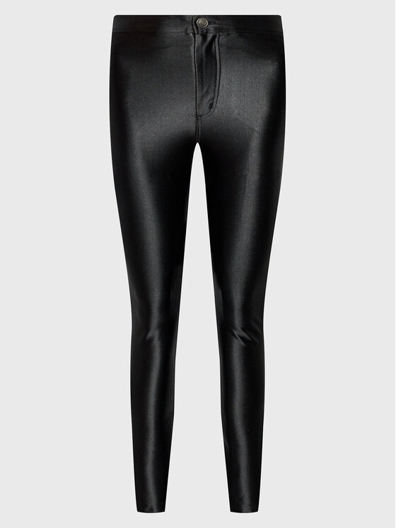 Glamorous Glamorous Riidest püksid YH2505 Must Slim Fit