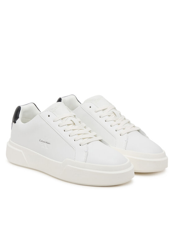 Calvin Klein Calvin Klein Sneakersy Chunky Cupsole Laceup Lth Wn YW0YW01947 Biały