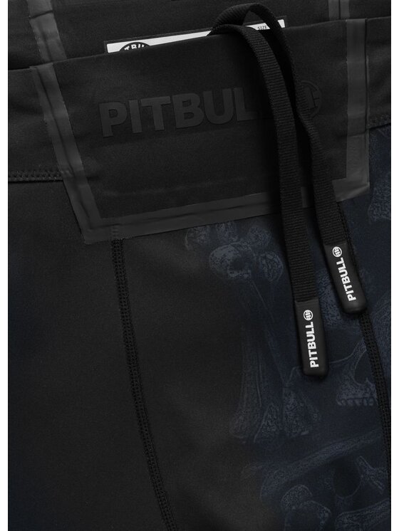 PITBULL PITBULL Legginsy BLACKY Czarny Regular Fit