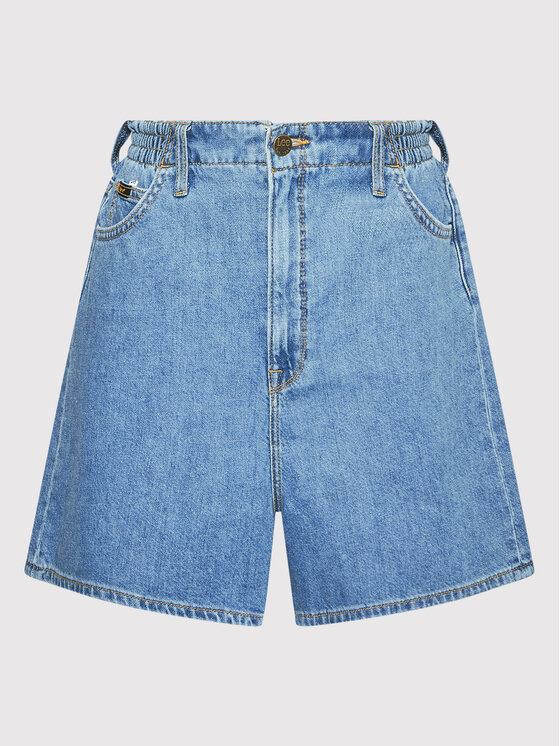 Lee Lee Jeans kratke hlače Elasticated Stella L37FPUBQ 112145096 Modra Regular Fit