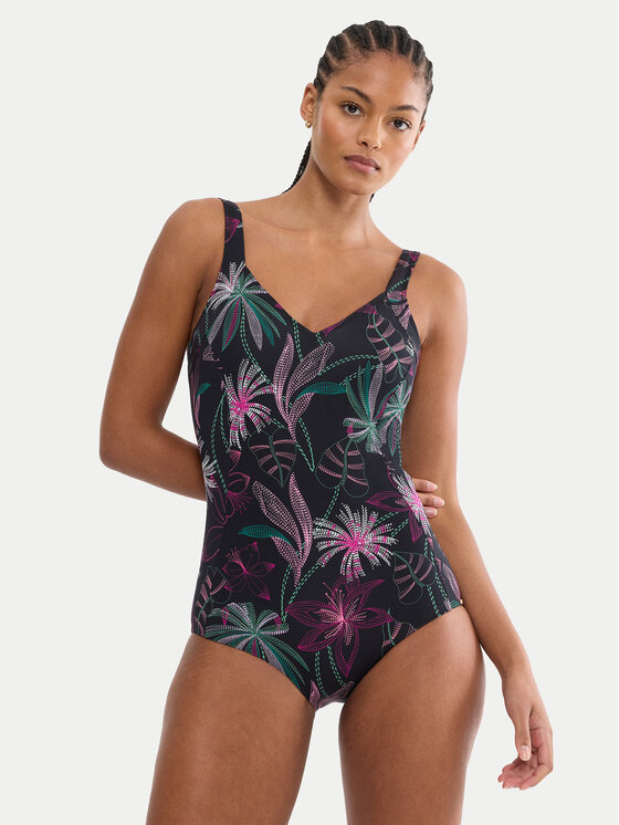 Triumph Triumph Jednodílné plavky Summer Tropics 10226546 Černá