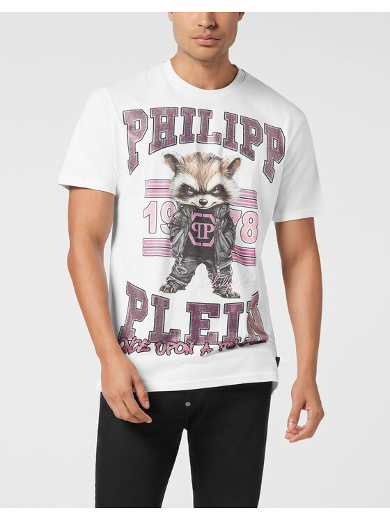 PHILIPP PLEIN PHILIPP PLEIN T-shirt 26223 Bianco Regular Fit