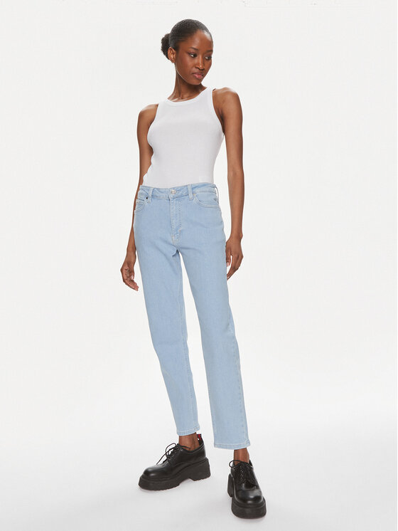 Calvin Klein Calvin Klein Blugi K20K206578 Albastru celest Slim Fit