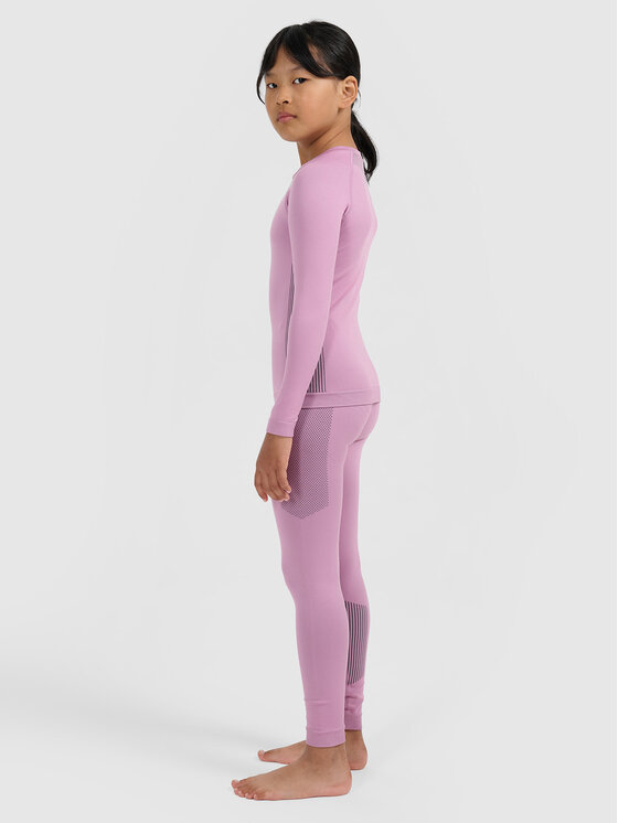 4F 4F Komplet bielizny termoaktywnej SKI UNDERWEAR Różowy jasny