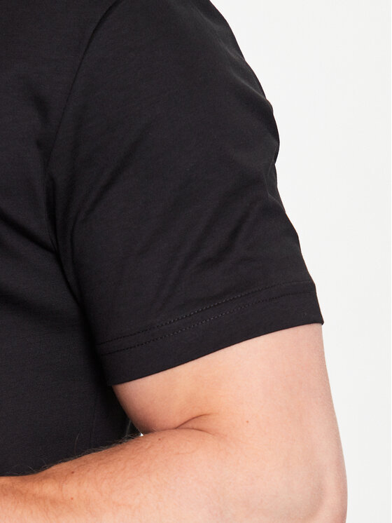 Calvin Klein Calvin Klein T-krekls Smooth K10K110589 Melns Regular Fit