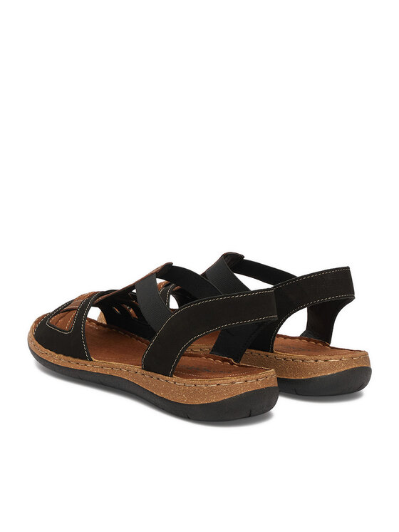 Go Soft Go Soft Sandále CEO-WI23-4773-08 Čierna