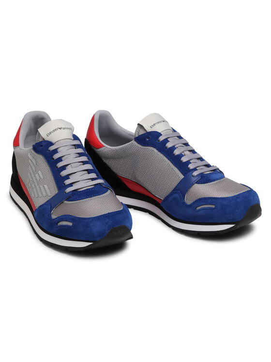 Emporio Armani Emporio Armani Sneakersy X4X537 XM678 N641 Szary