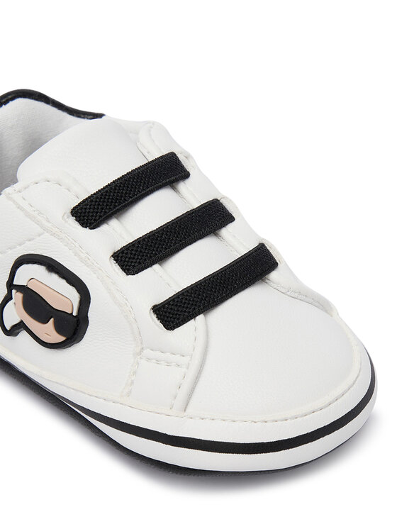 KARL LAGERFELD KARL LAGERFELD Laisvalaikio batai Z31185 E Balta