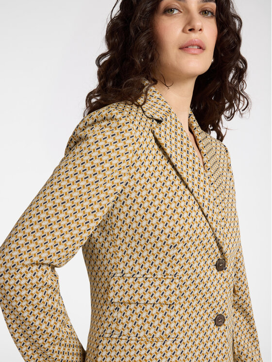 Elena Mirò Elena Mirò Giacca da abito Q142P000082N001 Crema Regular Fit