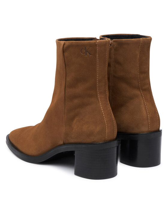 Calvin Klein Calvin Klein Botki HW0HW02592 Brązowy