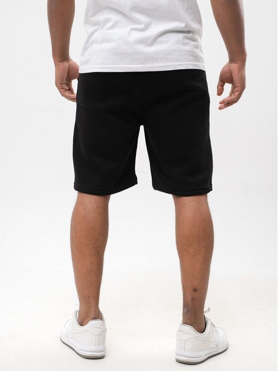 Jigga Wear Jigga Wear Szorty materiałowe Krótkie Spodenki Dresowe Męskie Czarne Jigga Wear Mini Crown XL Czarny Regular Fit