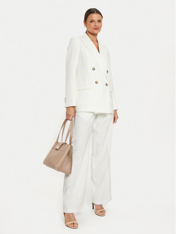 ViCOLO ViCOLO Riidest püksid TB0049 Ekrüüvärv Regular Fit