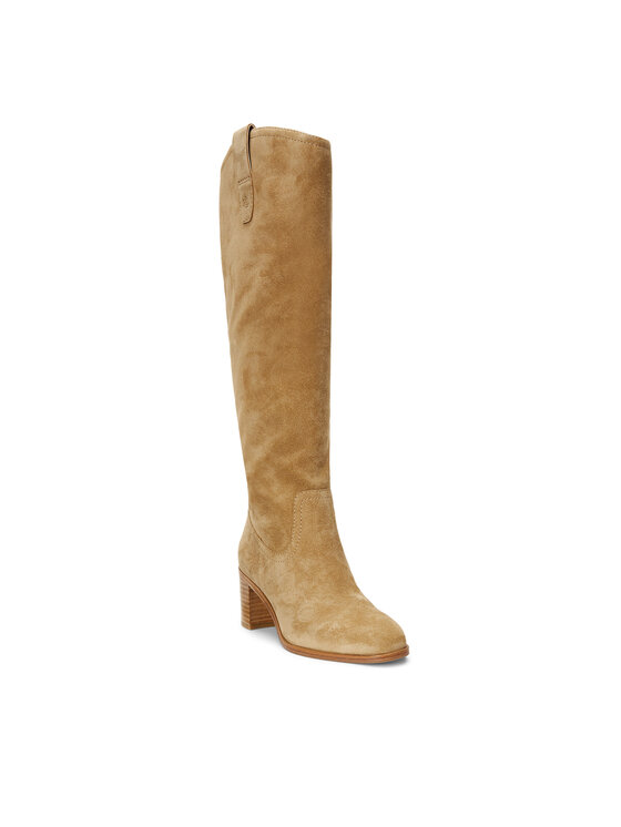 LAUREN RALPH LAUREN Lauren Ralph Lauren Kozaki 802942520001 Brązowy