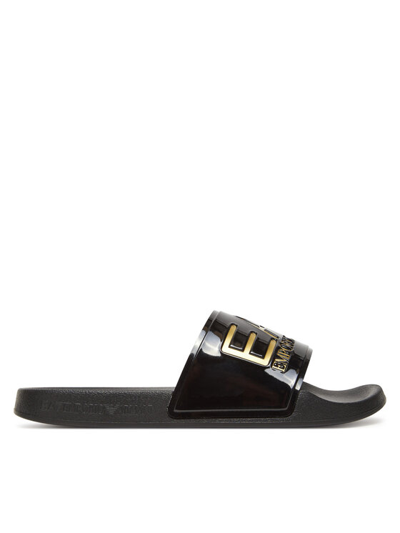 EA7 Emporio Armani Šľapky 7X000108 AF15118 PC001 Čierna