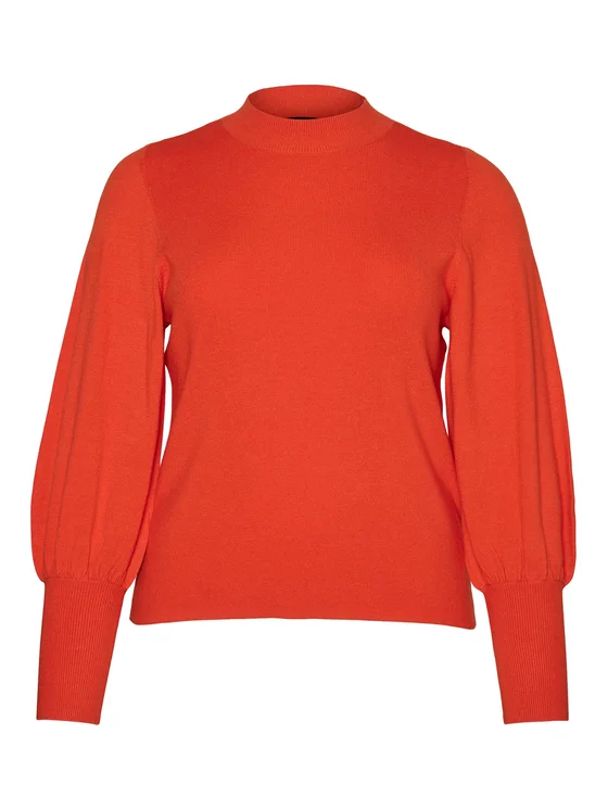 Vero Moda Curve Pullover 10291293 Orange Regular Fit
