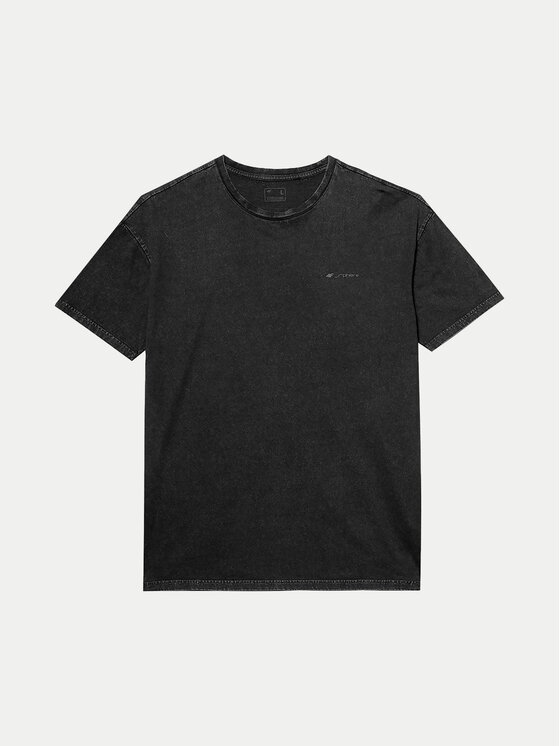 4F 4F T-shirt 4FWSS24TTSHM1316 Crna Oversize