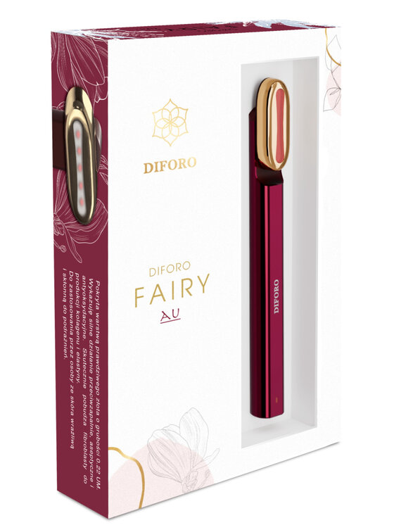 Diforo Diforo Diforo Fairy pokryty 24k złotem Masażer