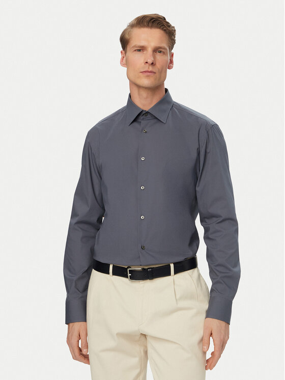 BOSS BOSS Košulja H-Hank-Kent-C1-214 50469345 Plava Slim Fit