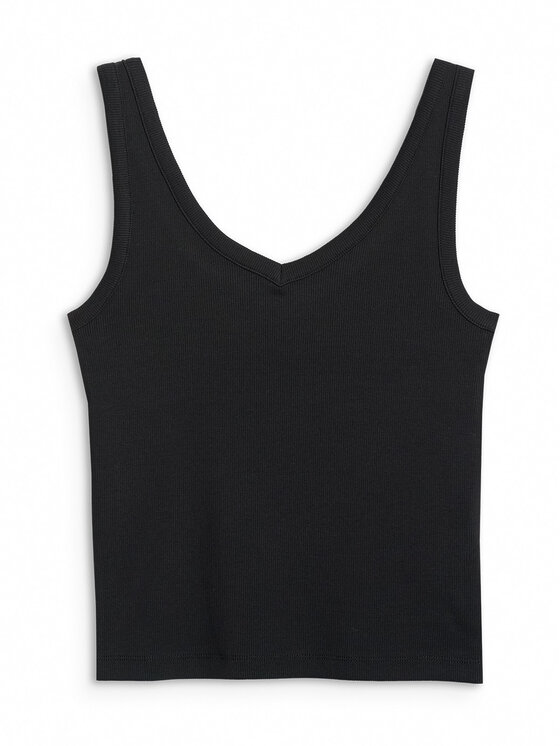 4F 4F Tank top PREMIUM CLUB Czarny Slim Fit