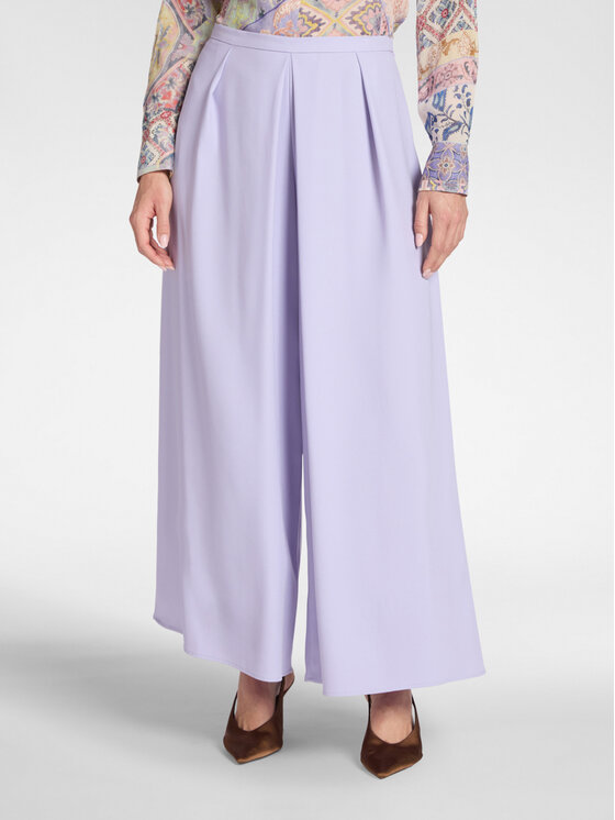 Elena Mirò Elena Mirò Spodnie materiałowe P022P000473N0A9 Fioletowy Regular Fit