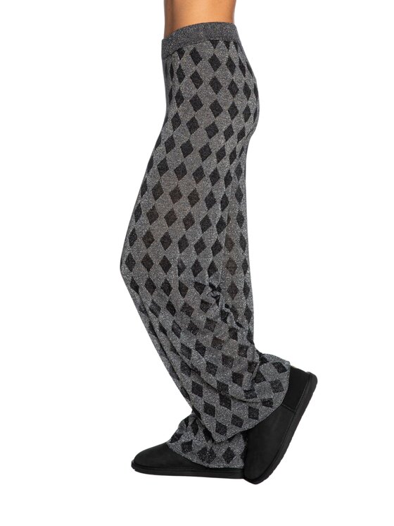ONLY ONLY Παντελόνι γυναικείο Pantalone donna onlmalou glitter Γκρι Regular Fit