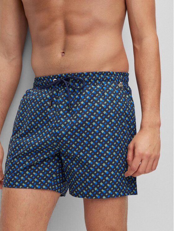 BOSS Boss Kopalne hlače 50469341 Modra Regular Fit