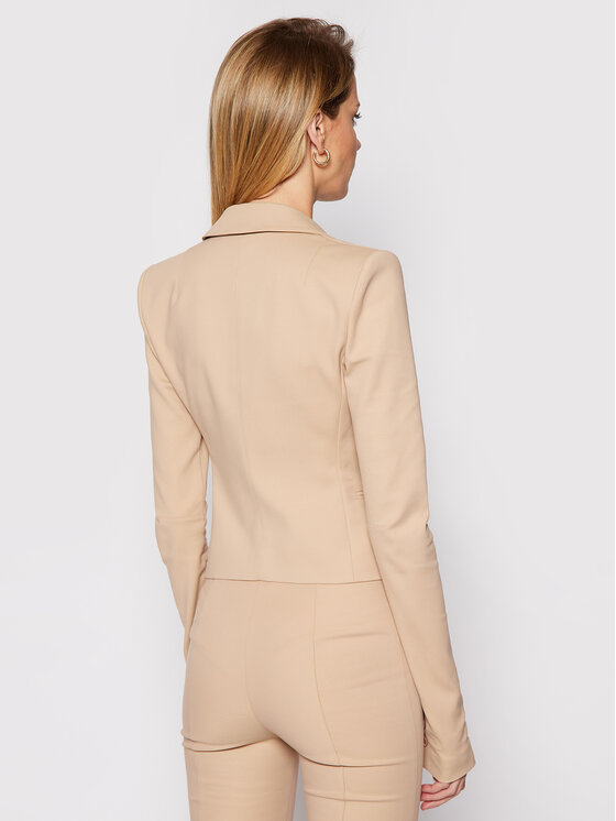 Patrizia Pepe Patrizia Pepe Švarkas CSA501/AQ39-B663 Smėlio Slim Fit