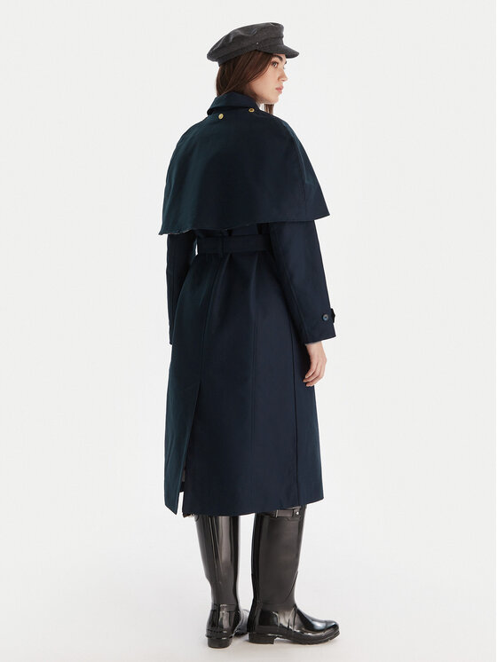 Hunter Hunter Tenchcoat Keltie HARW0014251 Dunkelblau Regular Fit