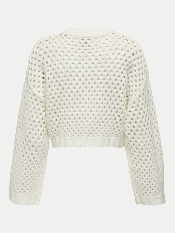 ONLY ONLY Sweter Milla 15300575 Écru Regular Fit