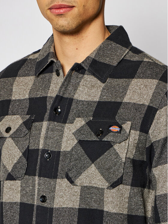 Dickies Dickies Košeľa Unisex New Sacramento DK0A4XDZGYM Sivá Regular Fit