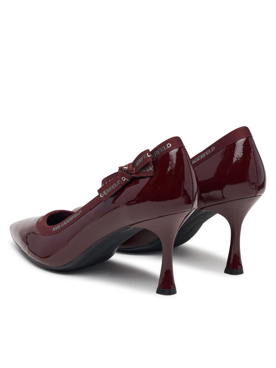 KARL LAGERFELD KARL LAGERFELD Туфлі на шпильці Sienna KL32708R Бордовий