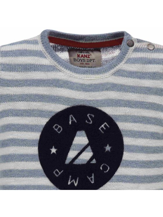 Kanz Kanz Sweter 1723441-0001 Niebieski