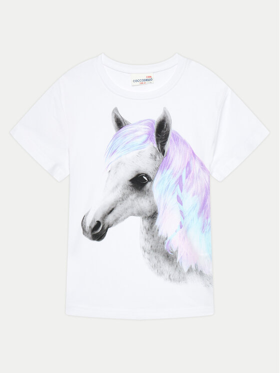Coccodrillo Coccodrillo Тишърт WC4143205VGC Бял Regular Fit