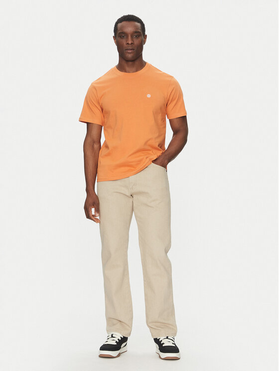 Element Element T-Shirt ELYKT00168 Pomarańczowy Regular Fit